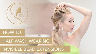 How To Half Wash HandTied Hair Extensions