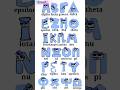 Greek alphabet lore song compilation #shorts #alphabetlore #alphabetsong