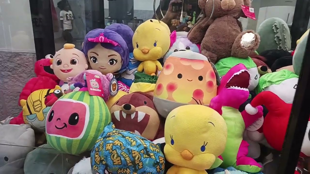 HARLEY Q-WIN Claw Machine Wins! Skill Crane Grabber Game Winning FREEZE Arcade Coin-operated Coin-op