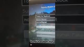 IP mc.craftity.netSürüm 1.19.4 üstüTowny,Skyblock #keşfet #minecraft #keşfetbeniöneçıkar #keşfetedüş