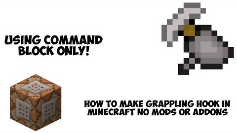 How to make Grappling Hook in Minecraft no mods or addons (using only command block)