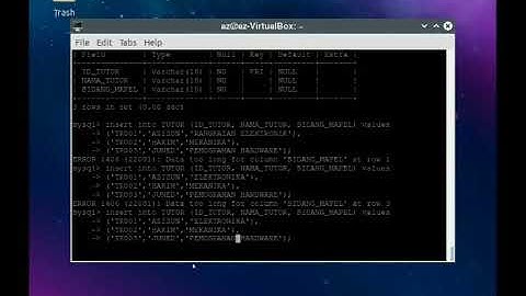 MySQL Tutorial - Cara membuat Database Les Robot (DDL, DML & JOIN)