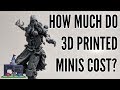 How Much Does 3D Printing Minis and Terrain Cost? And how to calculate it (Printing The Game #2)