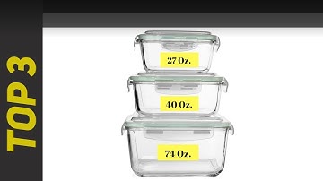 ✅ Best Glass Storage Containers 2023 - Top 3 Glass Storage Containers