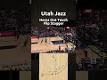 Utah jazz  horns out touch flip stagger