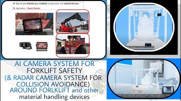 AI CAMERA SYSTEM FOR FORKLIFT SAFETY(& RADAR CAMERA SYSTEM FOR COLLISION AVOIDANCE)