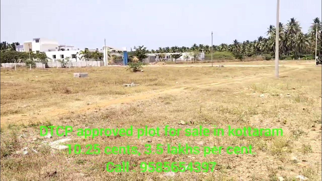 Land for sale in nagercoil Dtcp approved kottaram 3.5 lakhs per