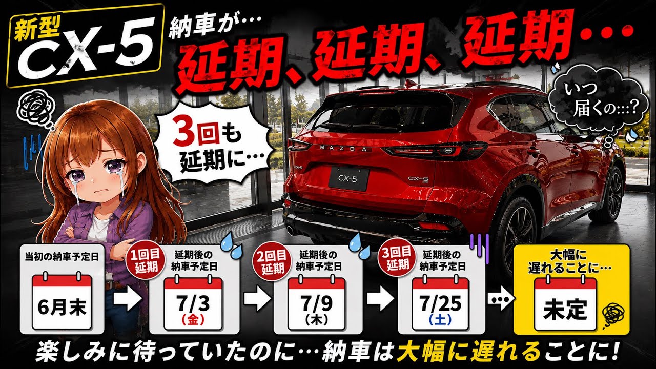 New CX-5 deliveries delayed: Some people are receiving their cars