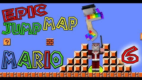 Minecraft: Epic Jump Map - Mario (Part 6) w/ NateandSie