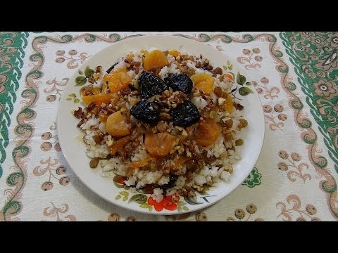 Видео рецепт Рождественская кутья из риса