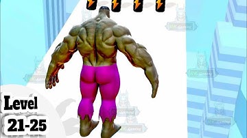 Muscle rush - smash running gameplay iOS & android level (21 to 25)