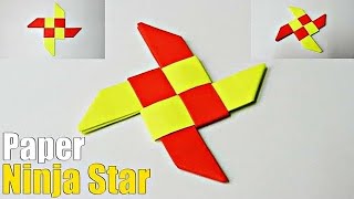 How to make a paper ninja star easy || Ninja star || paper ninja star ||