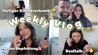 Weekly Vlog: Ikea Kleiderschrank, Emotionale Achterbahn, Parfüm Empfehlung &&&..🌸