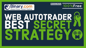 Binary.com Bot AutoTrader | Best Secret Strategy