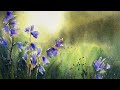 How To Paint Atmospheric Bluebells in Watercolour