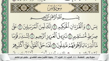 سورة يس | سعد الغامدي