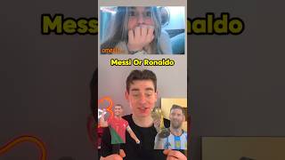 Messi Vs Ronaldo On Omegle ?? shorts