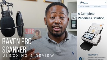 Raven Scanner Pro Unboxing Setup and Review︱New Black Raven Scanner︱Best Home Scanner︱techloto