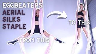 Beginner Aerial Silks Tutorial - Eggbeaters