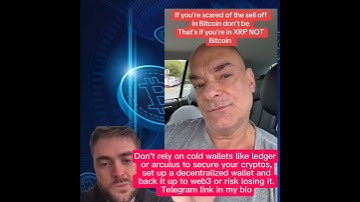 you are taking a huge risk if you have not secured your cryptos in web3 #crypto #ripple #xrp