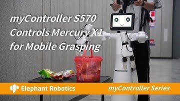 myController S570 | Teleoperating Your Wheeled Humanoid Robot as A Mobile Sorting Robot