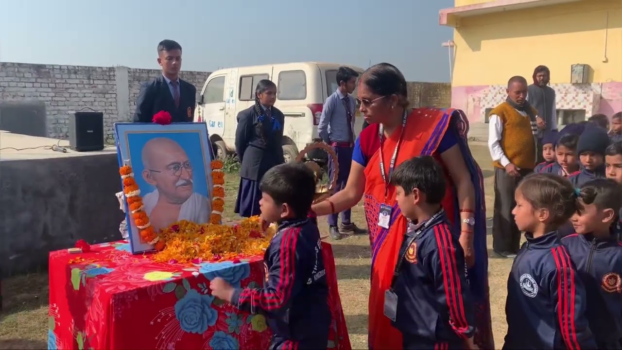 75th Death anniversary of Mahatma Gandhi observed at St.Thomas English School, Khizersarai