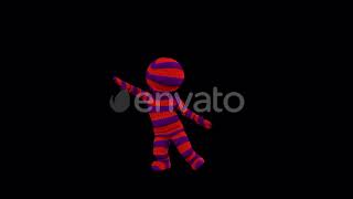 Woollen Puppet Dancer | Motion Graphics - Envato elements