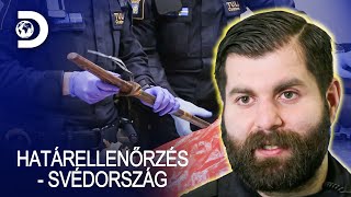 A rendőrség kardot talált a csomagban | Határellenőrzés-Svédország