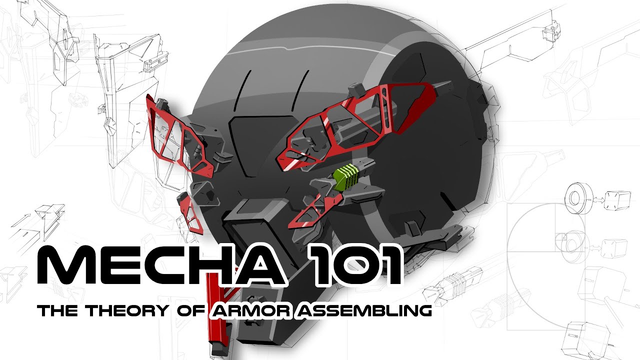 Mecha design 101 - The theory of armor assembling [Ep.02] - YouTube