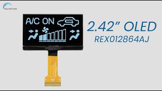 Rex012864Aj Raystar 2.42 Inch 128X64 Oled Display Module Cog