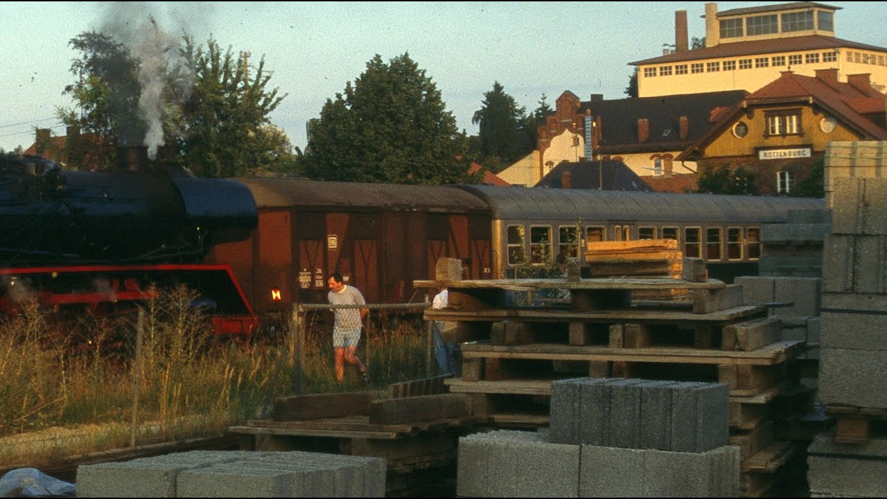 letzte Züge Landshut-Rottenburg an der Laaber 1998...mit 41 1150