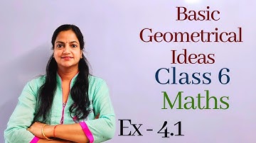 Q1 - Ex 4.1 - Basic Geometrical Ideas - Chapter 4 - Class 6 - NCERT Maths