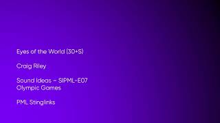 Eyes of the World (30+S) - Craig Riley | Sound Ideas (SIPML-E07) [Full Track] - PML Stinglinks #1470
