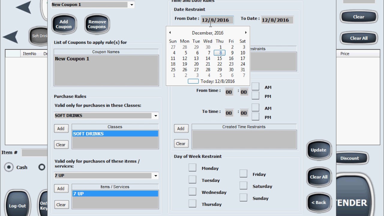 POS Maid 20 Coupon Rules