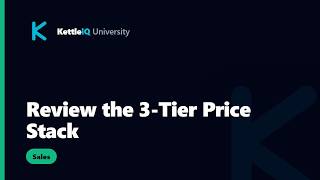 Review the 3-Tier Price Stack
