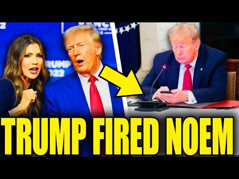 Thumbnail for Trump Finally Fires Noem In Insane Post As All Hell Breaks Loose