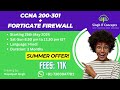 CCNA and FortiGate Firewall Training | Live Batch | 25th May 2024 | Contact +91-7303047701
