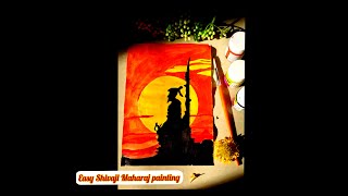 How to draw Chhatrapati shivaji maharaj painting for beginners tutorial #shivajimaharaj #shivjayanti screenshot 4