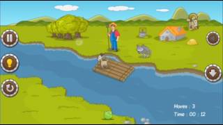 River Crossing : Logic Puzzles -  The farmer Walkthrough (Android Gameplay )