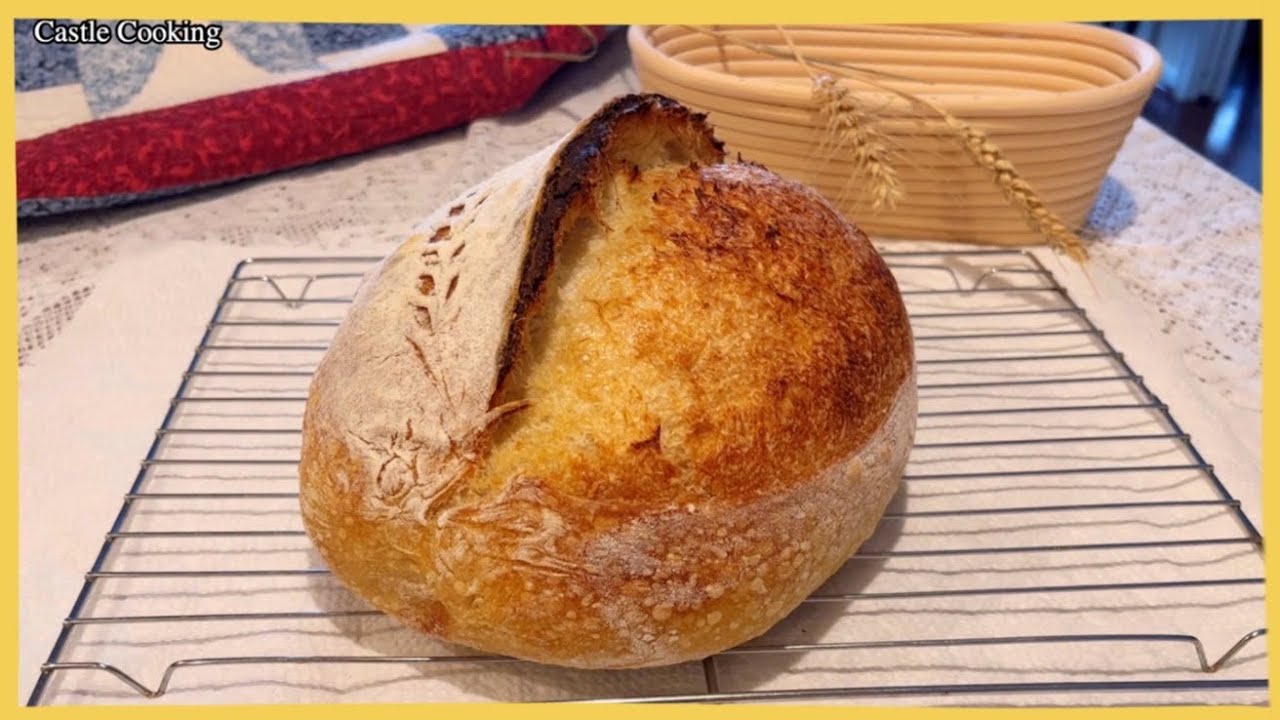 Perfect Sourdough Bread / 80 Hydration Sourdough Batard 천연발효빵 YouTube