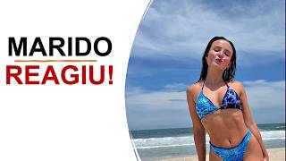 LARISSA MANOELA APPEARS IN TINY BIKINI ON THE BEACH AND HUSBAND REACTS! screenshot 2
