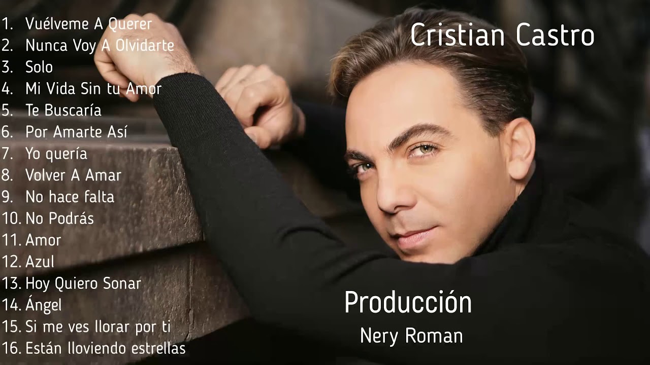 Cristian Castro Las Mejores Canciones de AMOR YouTube