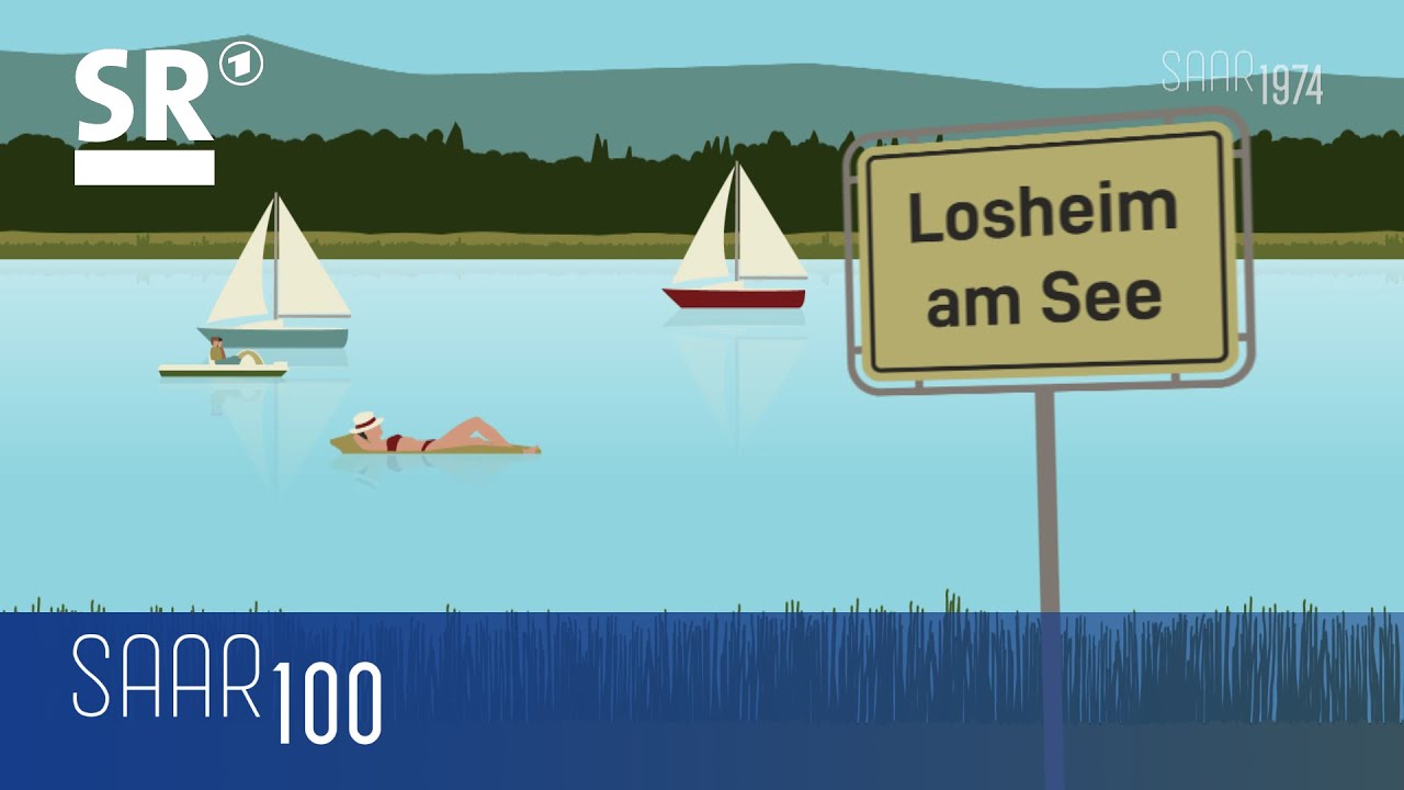 1974: Der Losheimer Stausee wird eröffnet - neue Touristenattraktion im Saarland