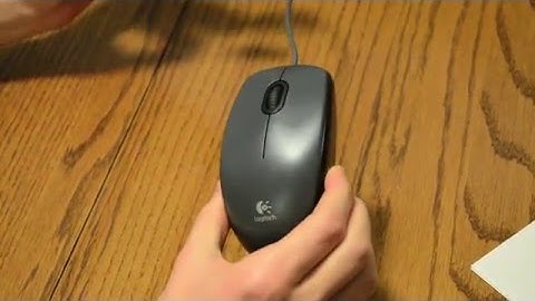 Logitech M100 Mouse Unboxing