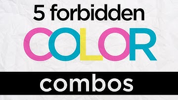 5 Forbidden Color Combinations | Graphic Design Tips from PrintPlace.com