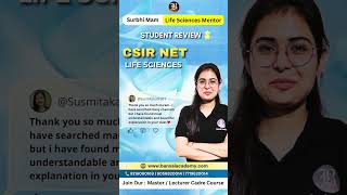 CSIR NET Life sciences | Students open and honest feedback | Bansal Academy | Competitive exams