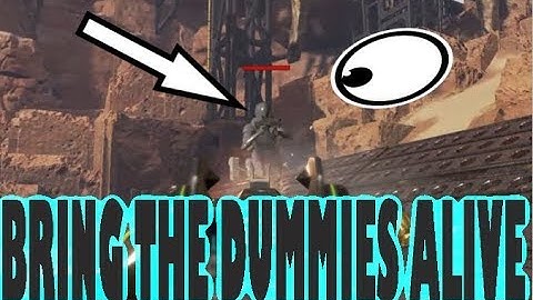 How to make the dummies alive in apex legends firing range