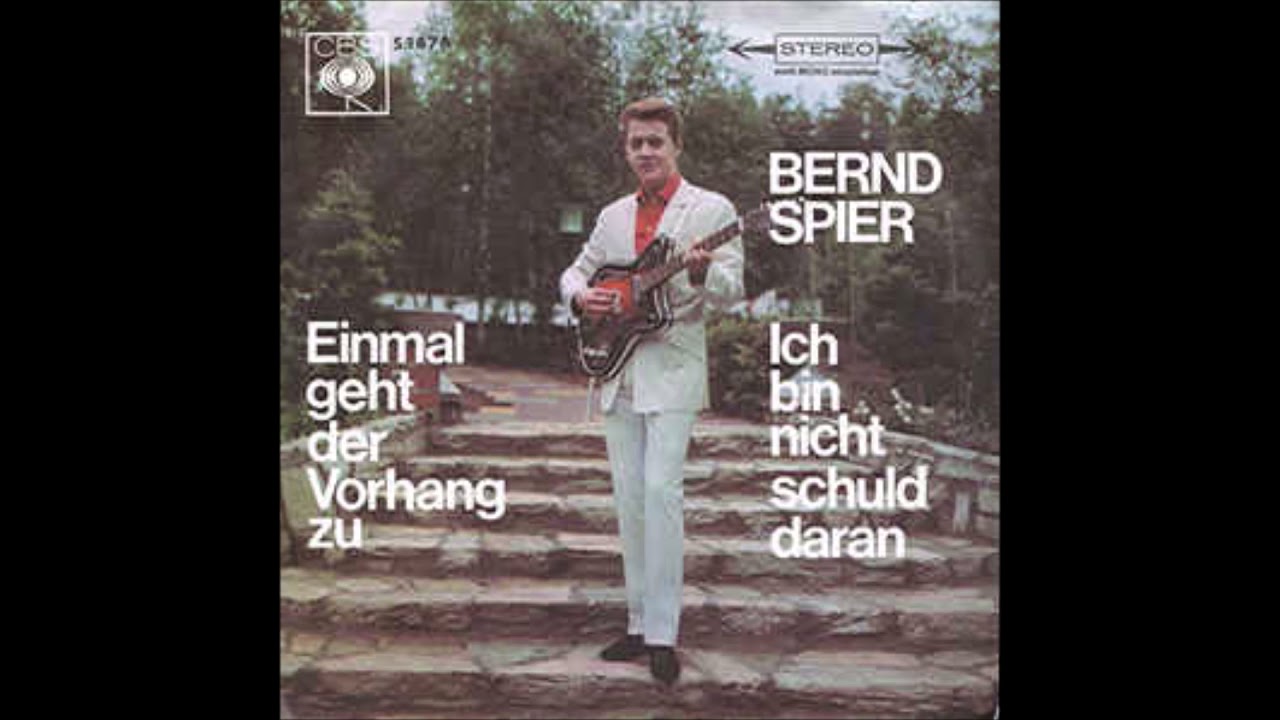 Bernd Spier  -  Ich bin nicht schuld daran  1965