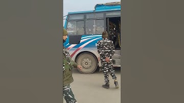 CRPF Commando Kashmir Duty Video Army BSF #Shorts #Most BSF CRPF