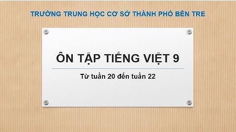 Bài tập tiếng việt 9 học kì 2 năm 2024